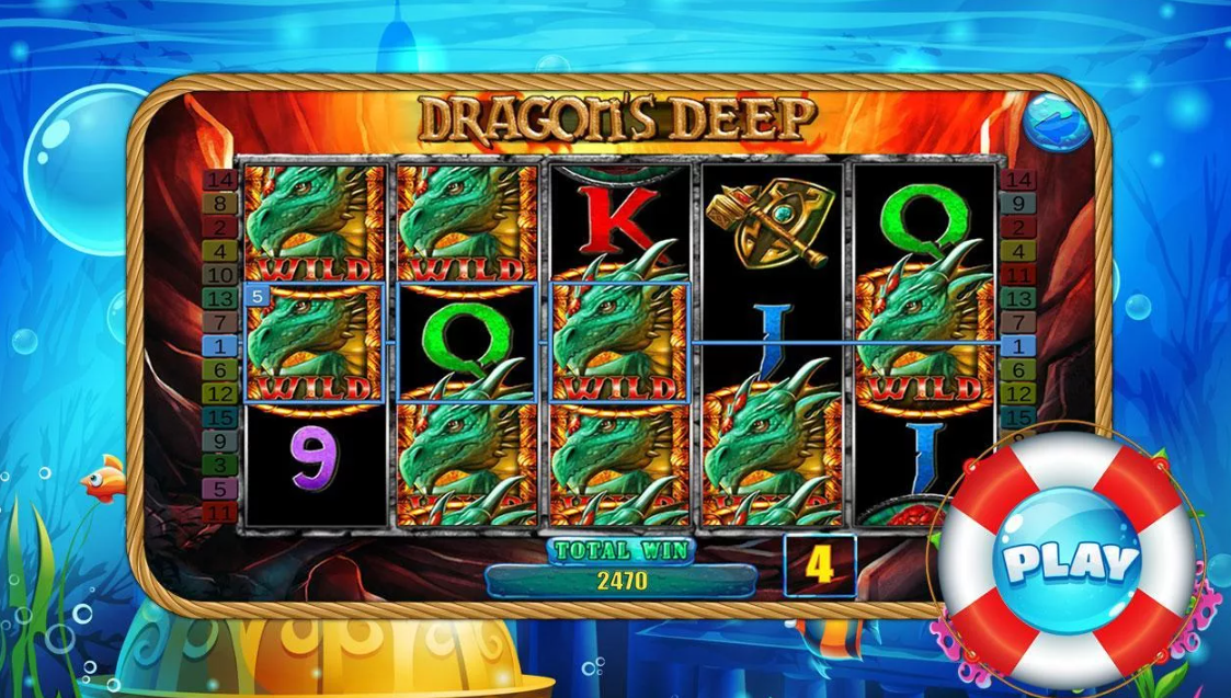 Символы слота Dragons Deep